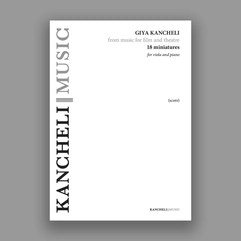 ecm-records-giya-kancheli-18-miniatures-f-r-viola-und-klavier-noten-2-b-nde-set image 1