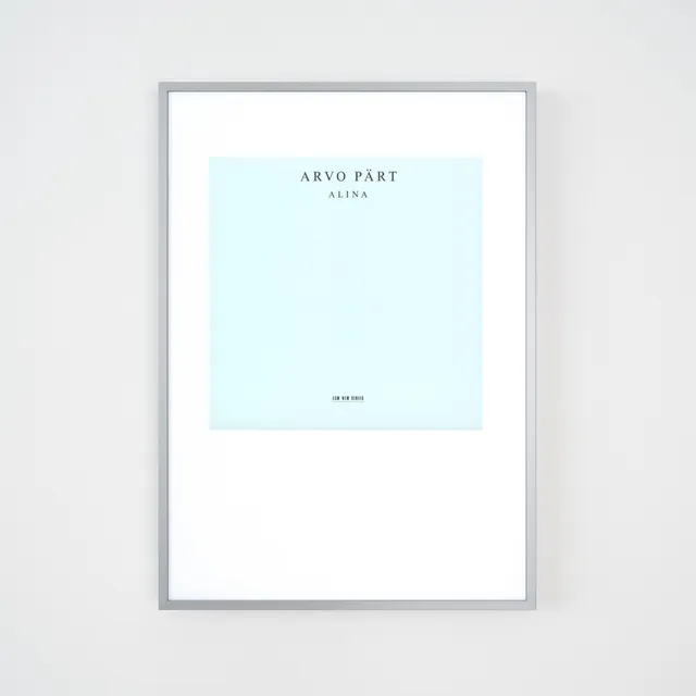 ecm-records-fine-art-print-alina-arvo-p-rt-cover-kunstdruck-mit-alu-rahmen image 1