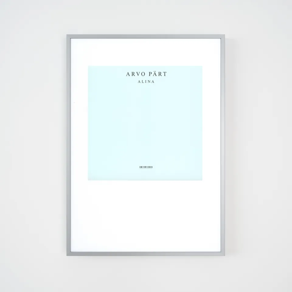 ecm-records-fine-art-print-alina-arvo-p-rt-cover-kunstdruck-mit-alu-rahmen image 1