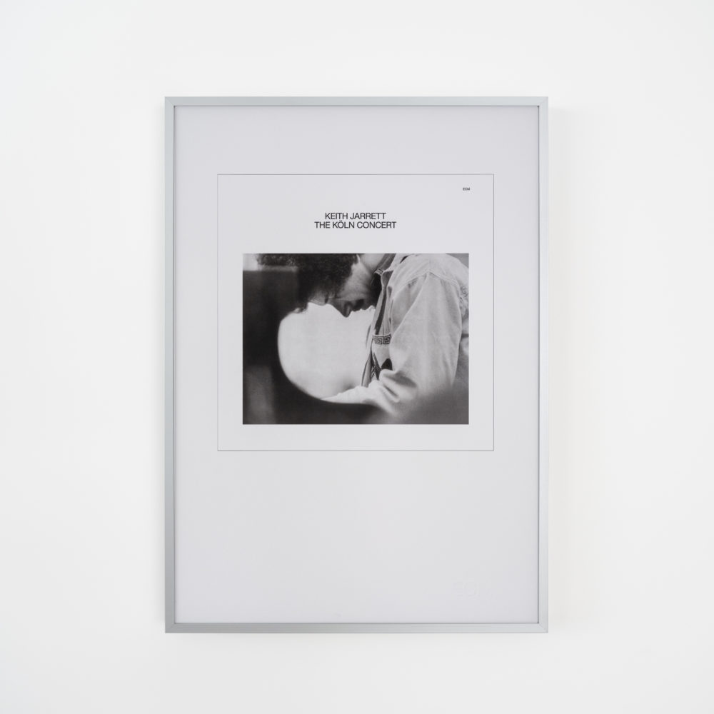 ecm-records-fine-art-print-k-ln-concert-keith-jarrett-alu-rahmen-a3-a2 image 4
