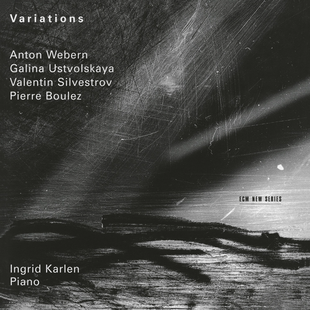 ecm-new-series-variations-ingrid-karlen-klavier-cd-webern-ustvolskaya-silvestrov image 1