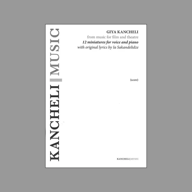 ecm-new-series-giya-kancheli-12-miniatures-notenbuch-gesang-klavier-40-seiten image 1