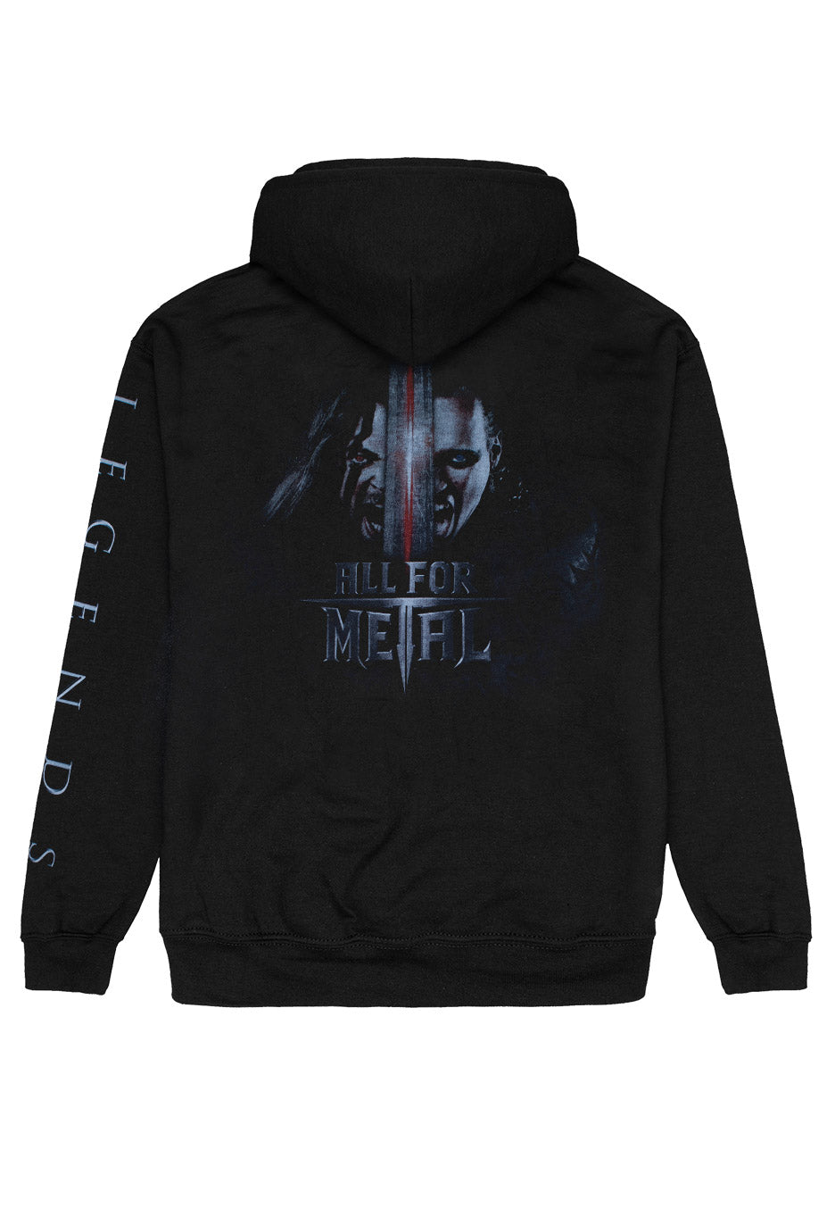 afm-records-all-for-metal-legendes-cover-zipper-hoodie-herren-schwarz image 2