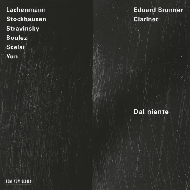 ecm-records-eduard-brunner-dal-niente-cd-album-klarinette-solo image 1