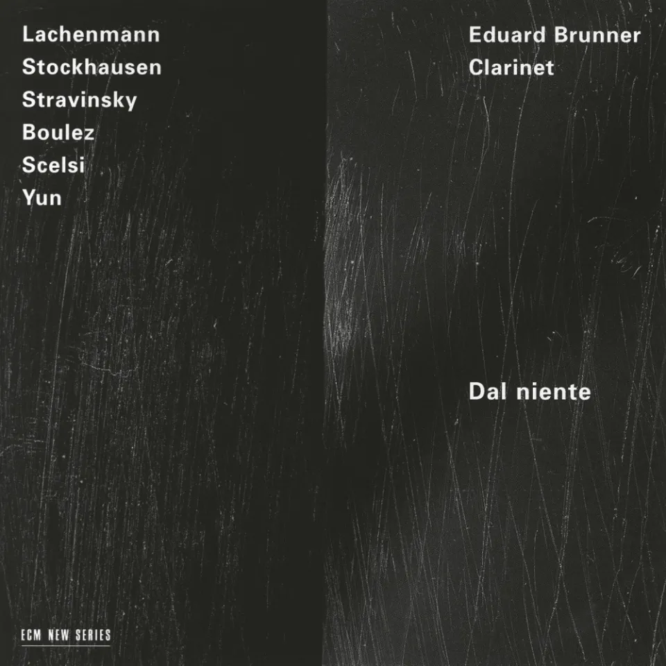 ecm-records-eduard-brunner-dal-niente-cd-album-klarinette-solo image 1