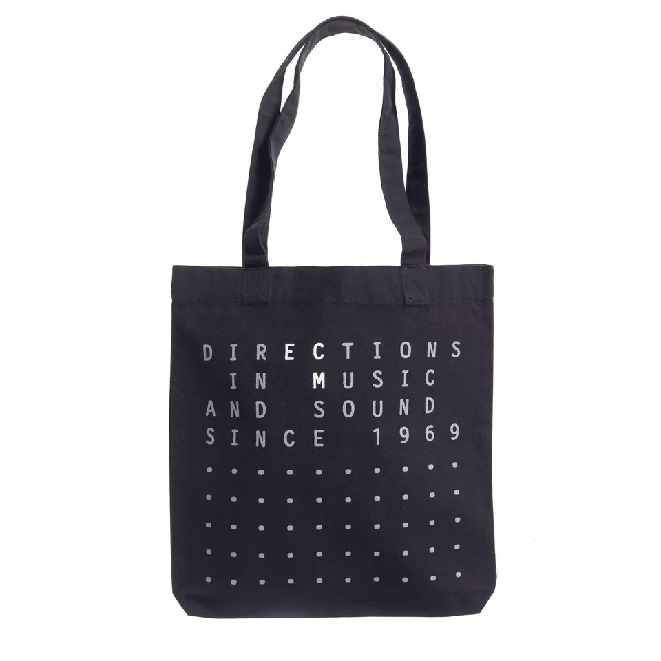 ecm-records-ecm-bag-directions-in-music-and-sound-since-1969-tote-bag-schwarz image 1