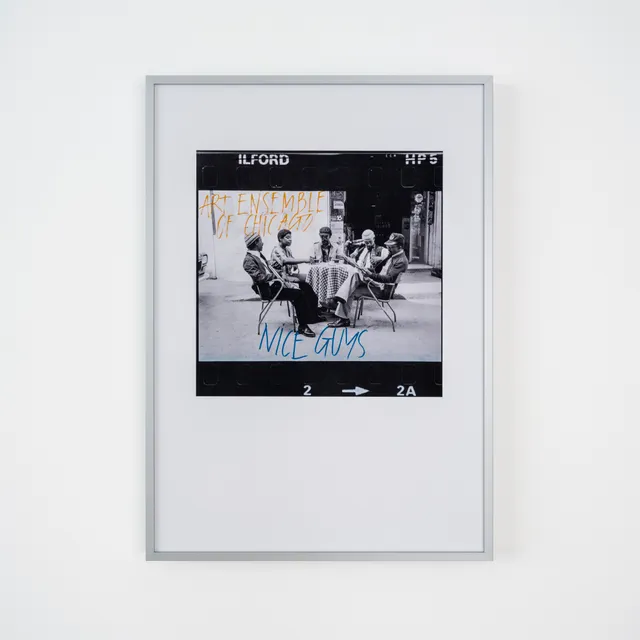 ecm-records-fine-art-print-nice-guys-gerahmt-art-ensemble-of-chicago-cover image 1