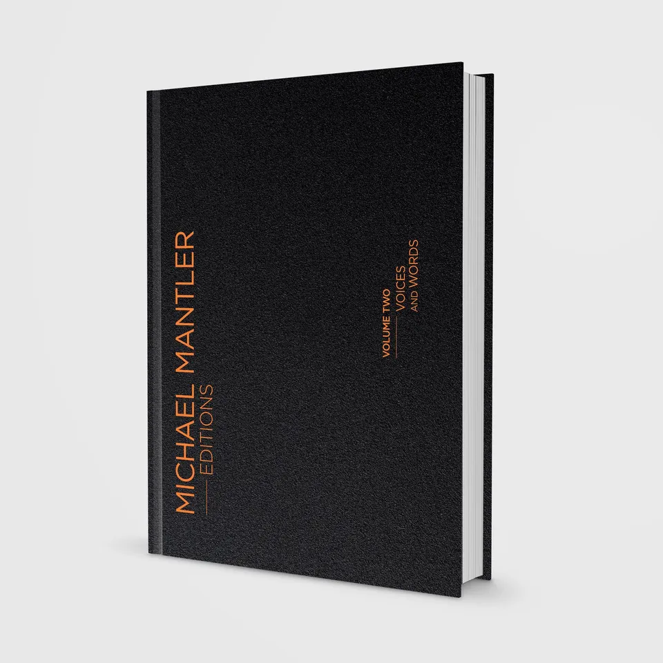 ecm-records-michael-mantler-editions-volume-two-voices-and-words-notenbuch-hardc image 1