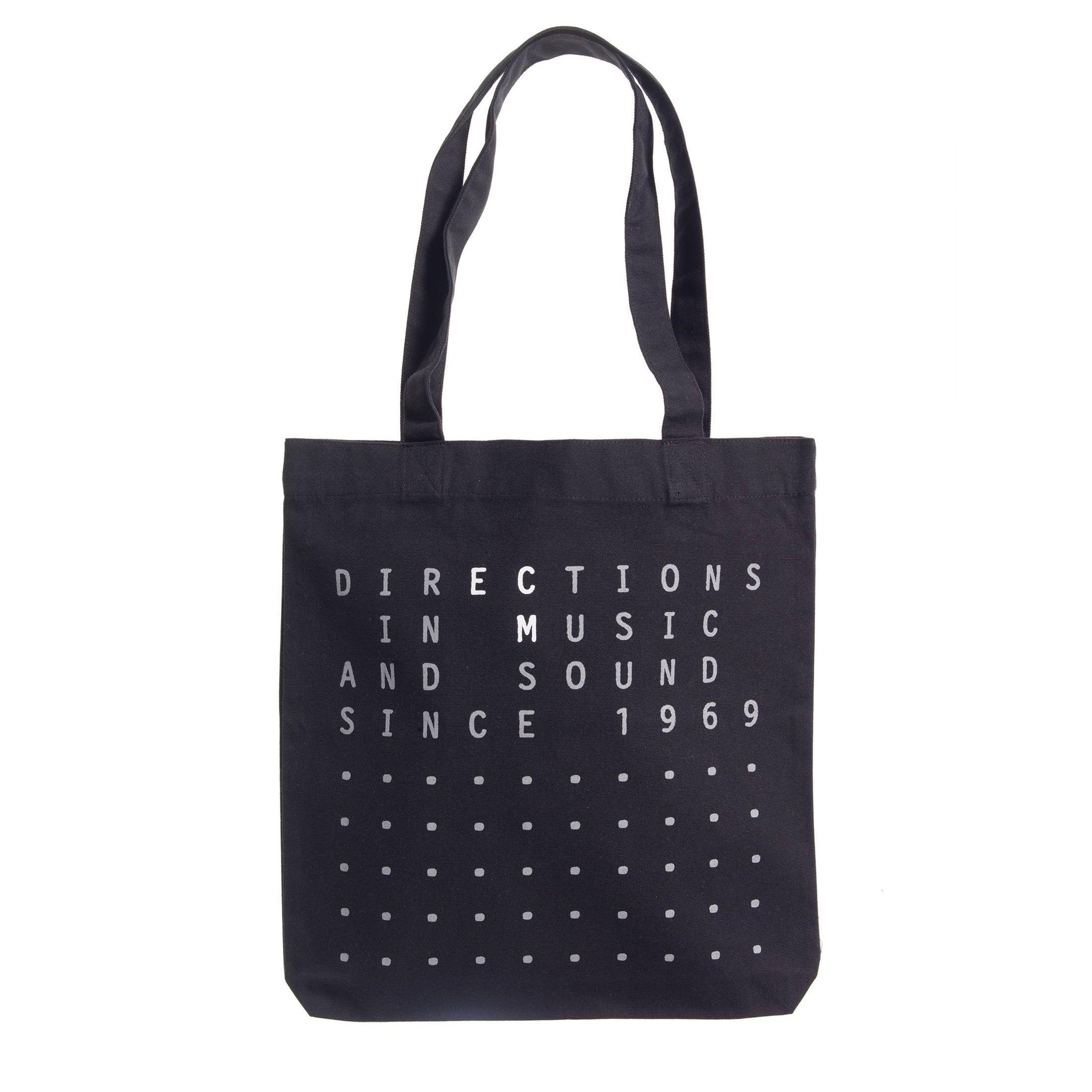 ecm-records-ecm-bag-directions-in-music-and-sound-since-1969-tote-bag-schwarz image 1