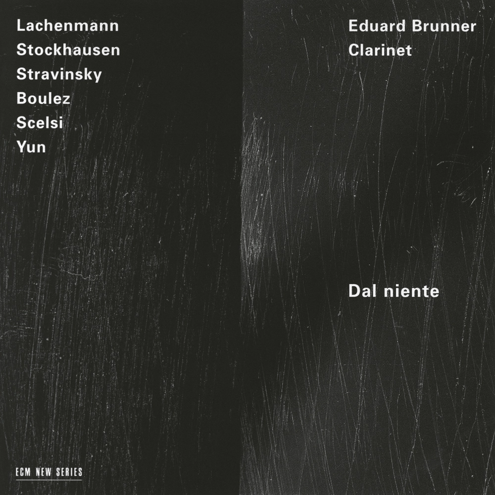 ecm-records-eduard-brunner-dal-niente-cd-album-klarinette-solo image 1