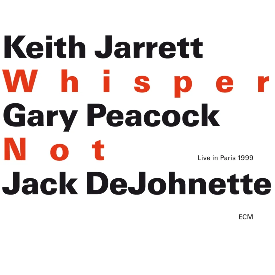 ecm-records-whisper-not-jazz-cd-album-vom-keith-jarrett-standards-trio image 1