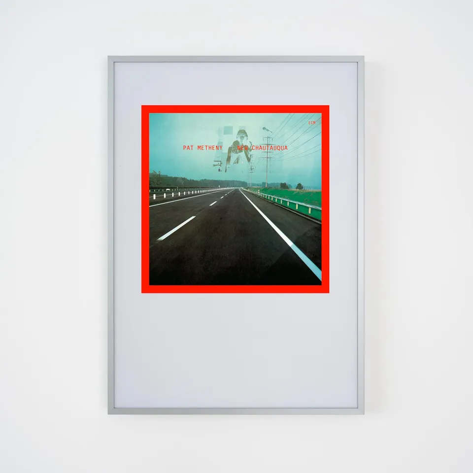 ecm-records-fine-art-print-new-chautauqua-pat-metheny-cover-limitierter-druck-im image 1