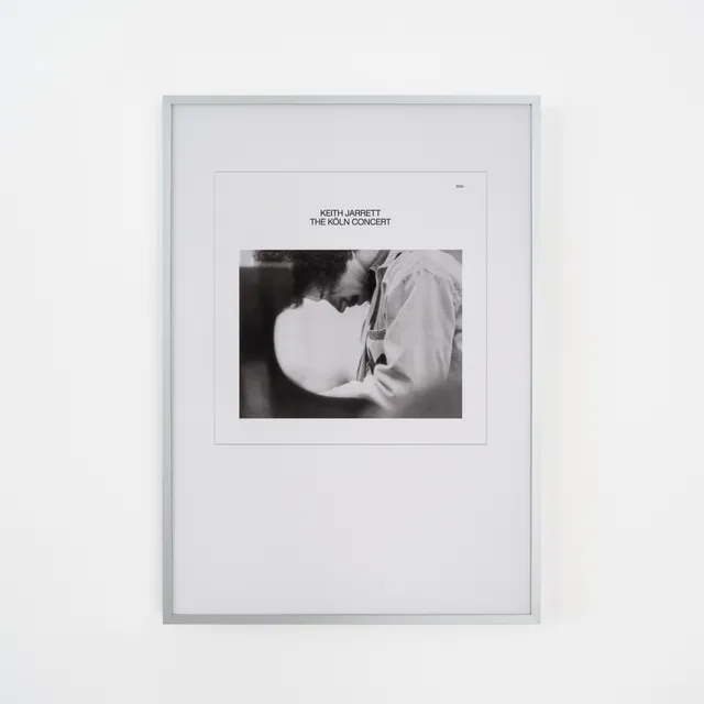 ecm-records-fine-art-print-k-ln-concert-keith-jarrett-alu-rahmen-a3-a2 image 1