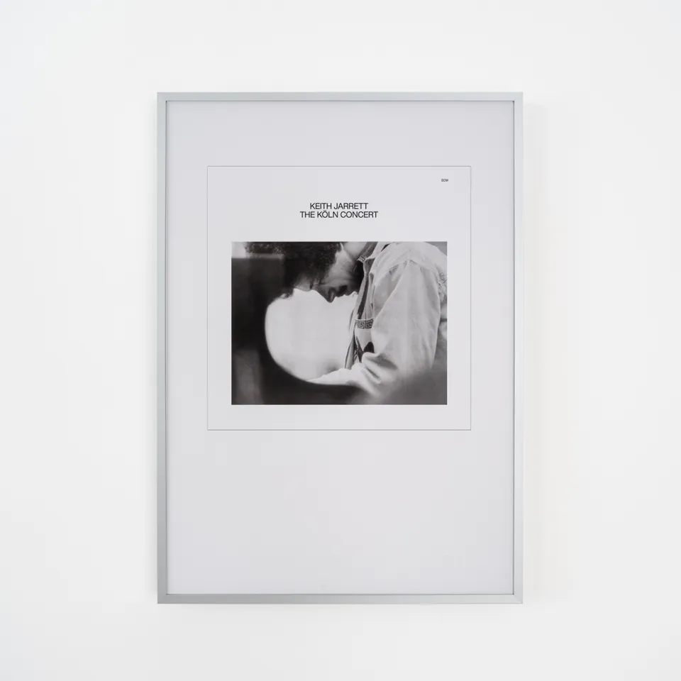 ecm-records-fine-art-print-k-ln-concert-keith-jarrett-alu-rahmen-a3-a2 image 1
